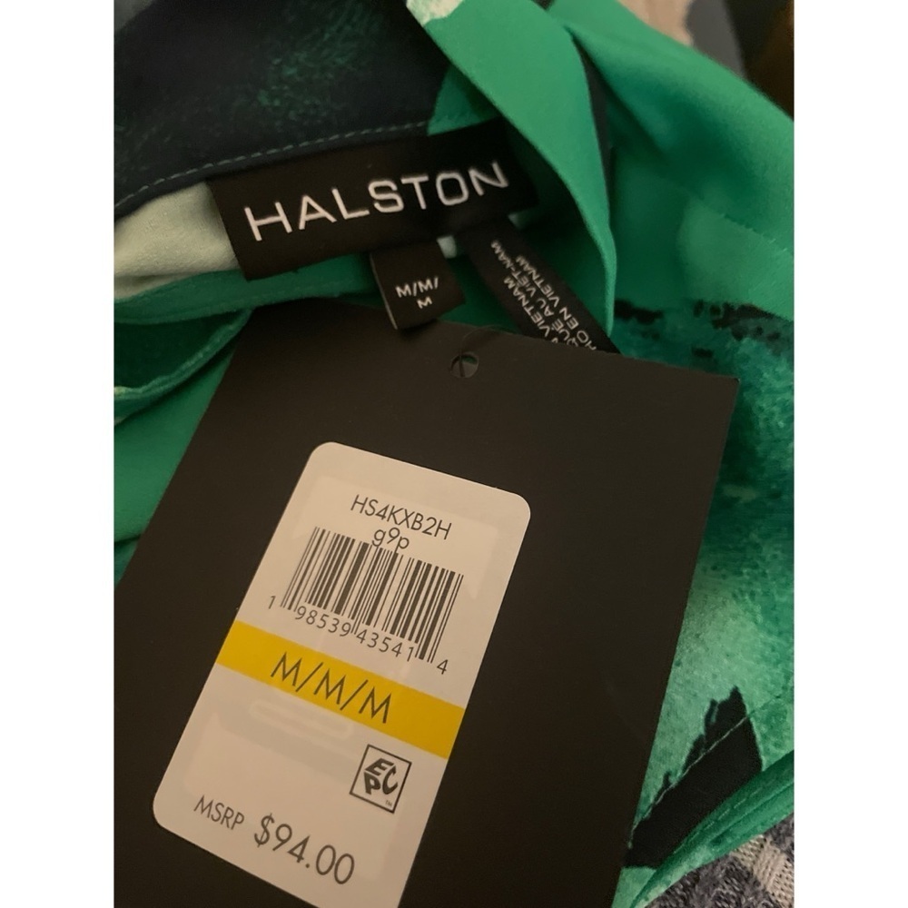 Halston Sleeveless Halter Neck Blouse - Picture 6 of 8